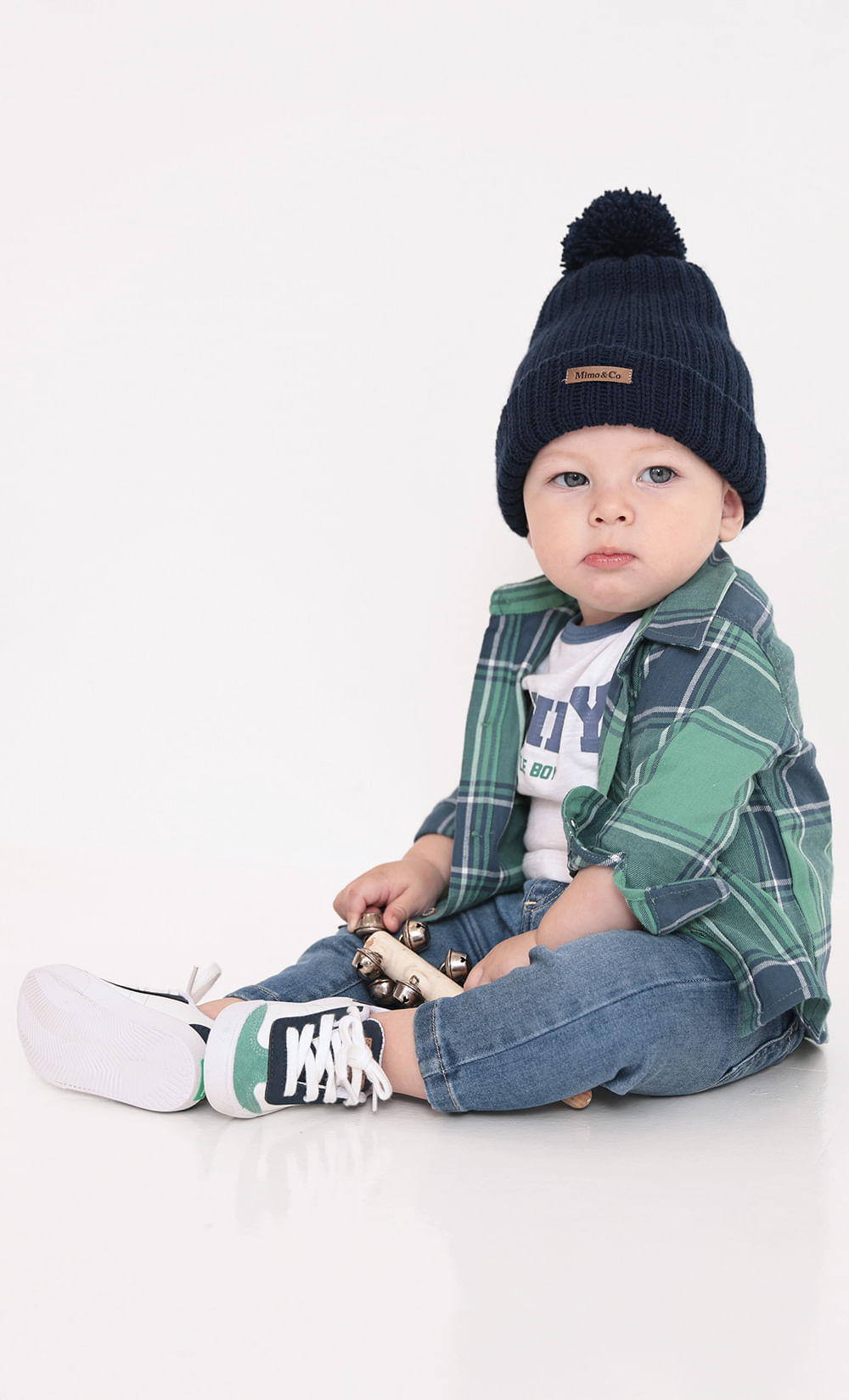 Camisa mini escocesa mimo