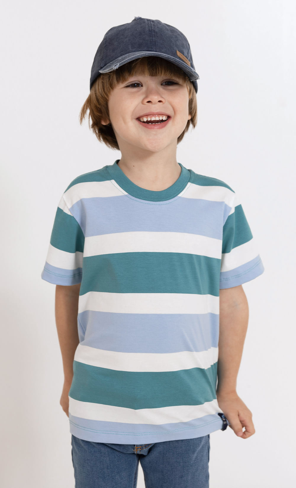 Remera kid rayada mimo
