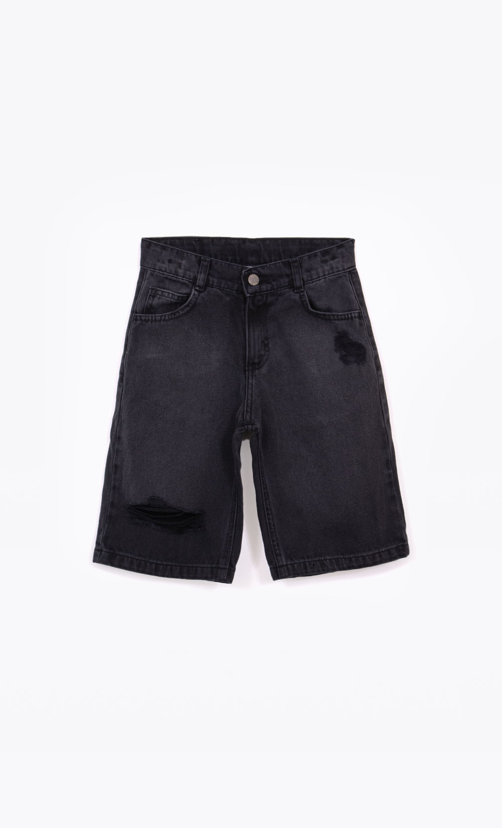 Bermuda denim jr negro mimo