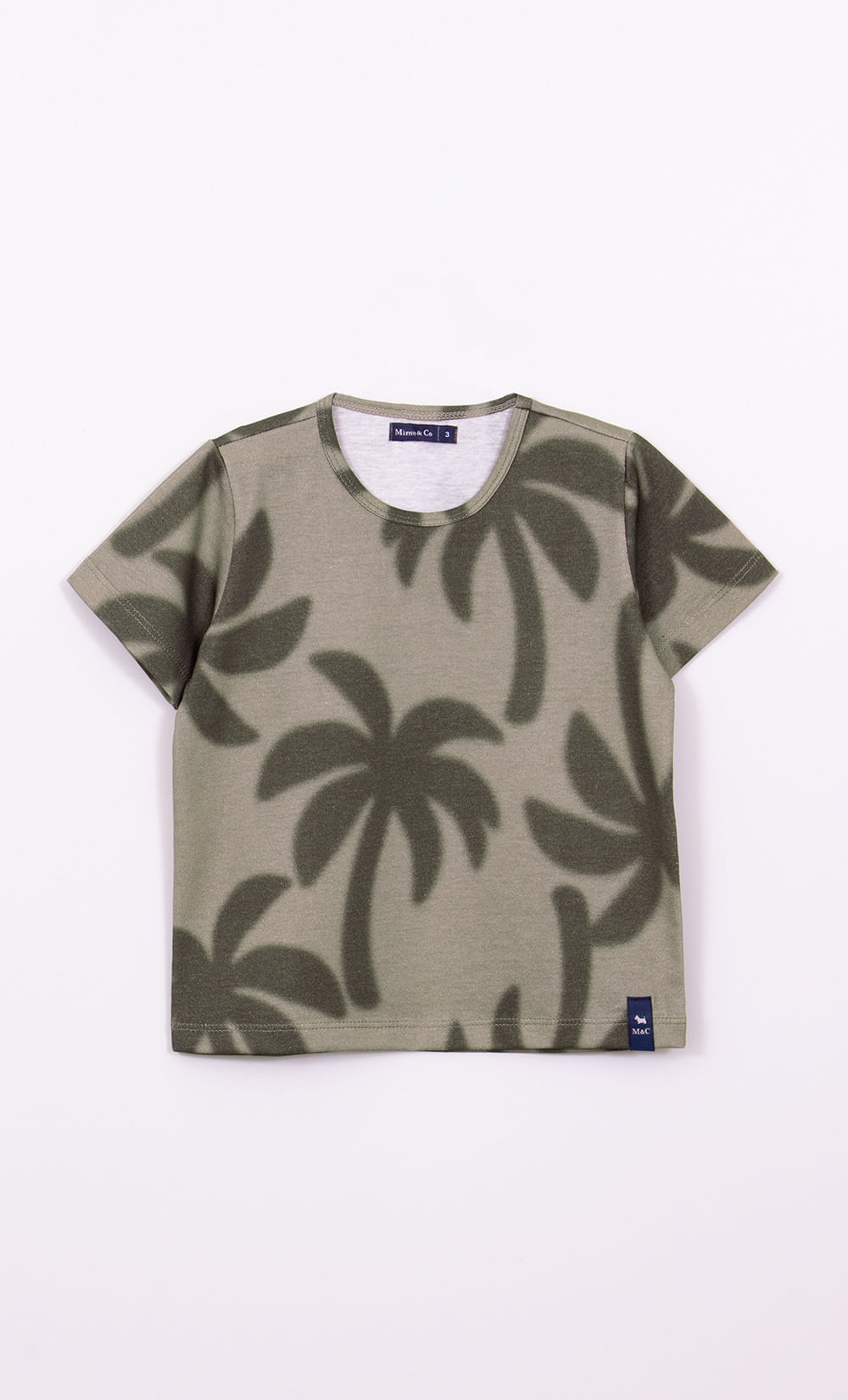 Remera kid palmeras