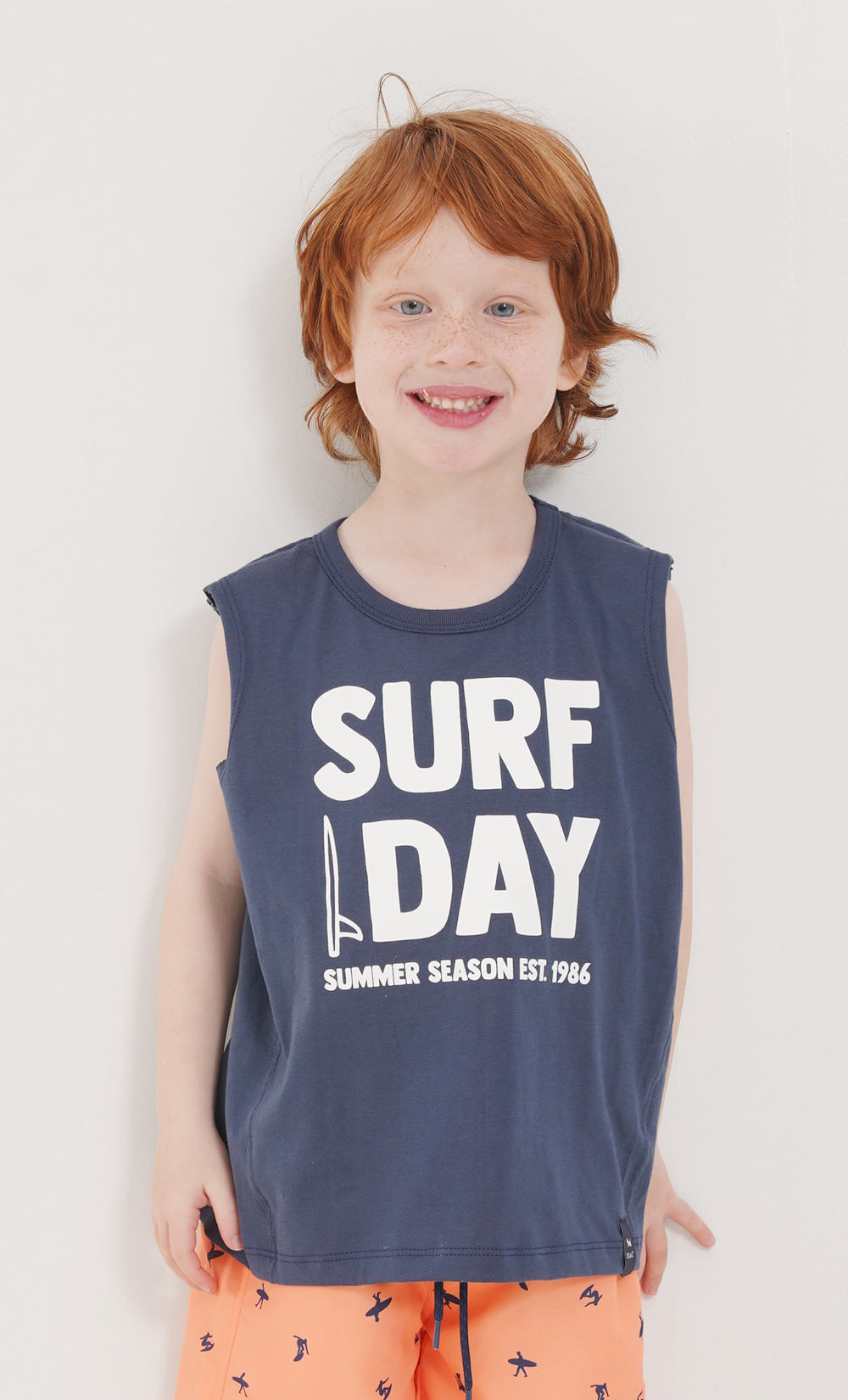 Remera s/m kid surf
