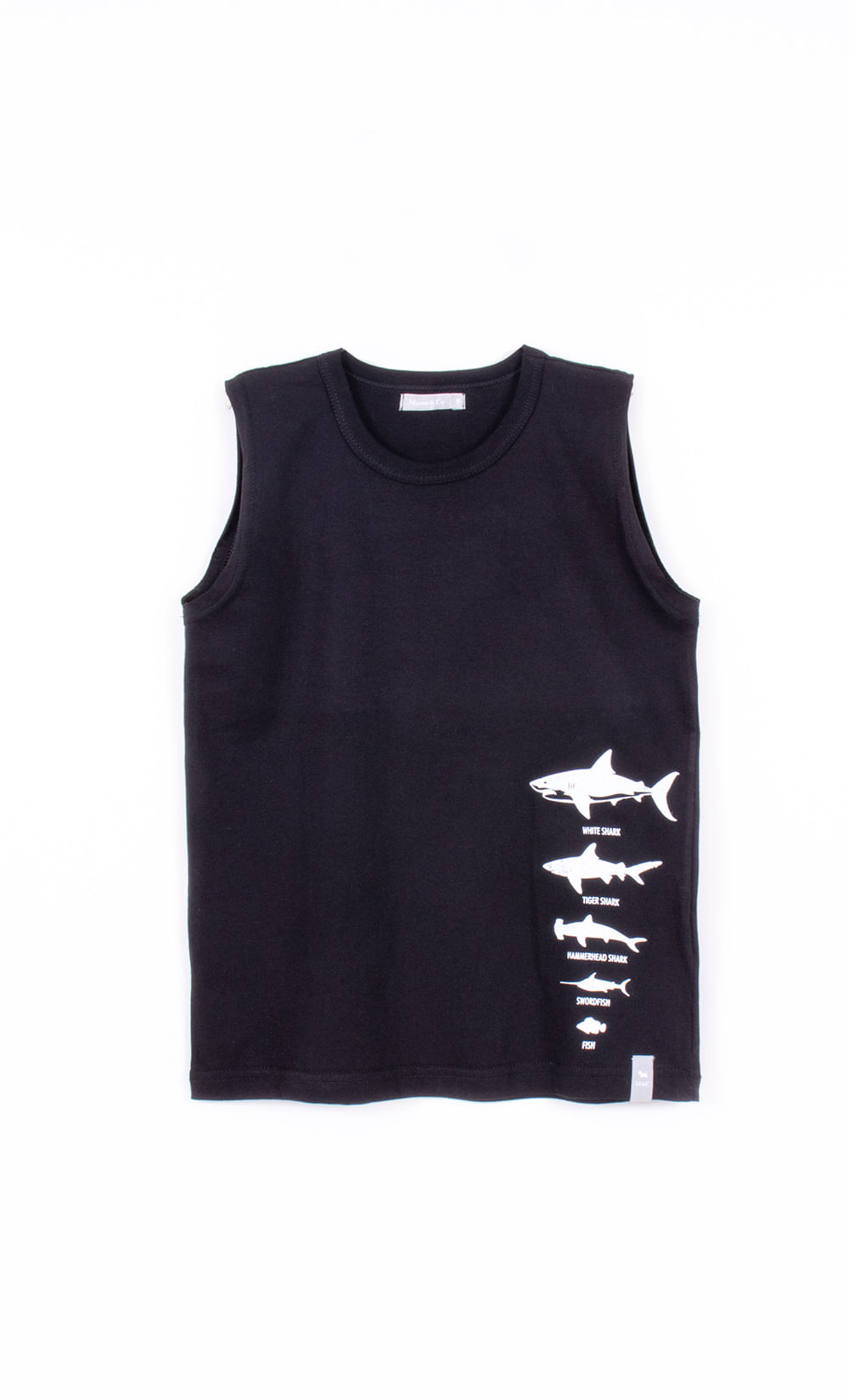 Remera s/m jr shark mimo
