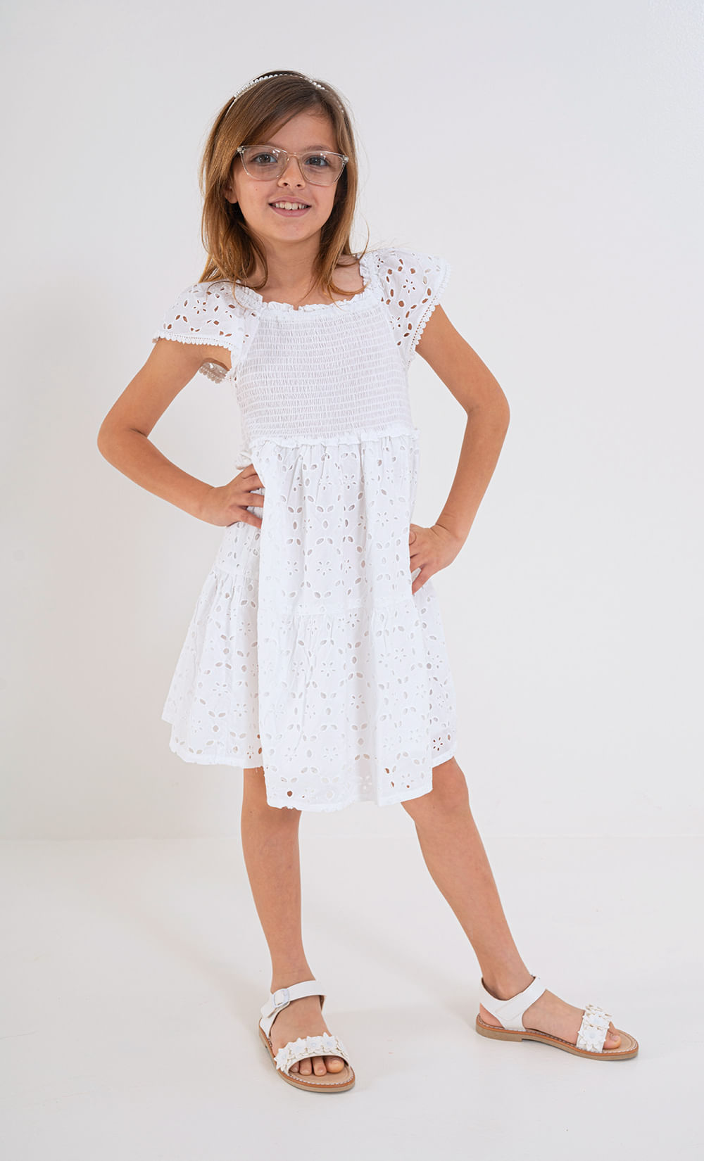 Vestido jr broderie mimo
