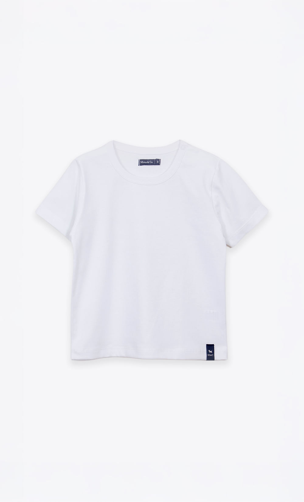 Remera kid basica mc