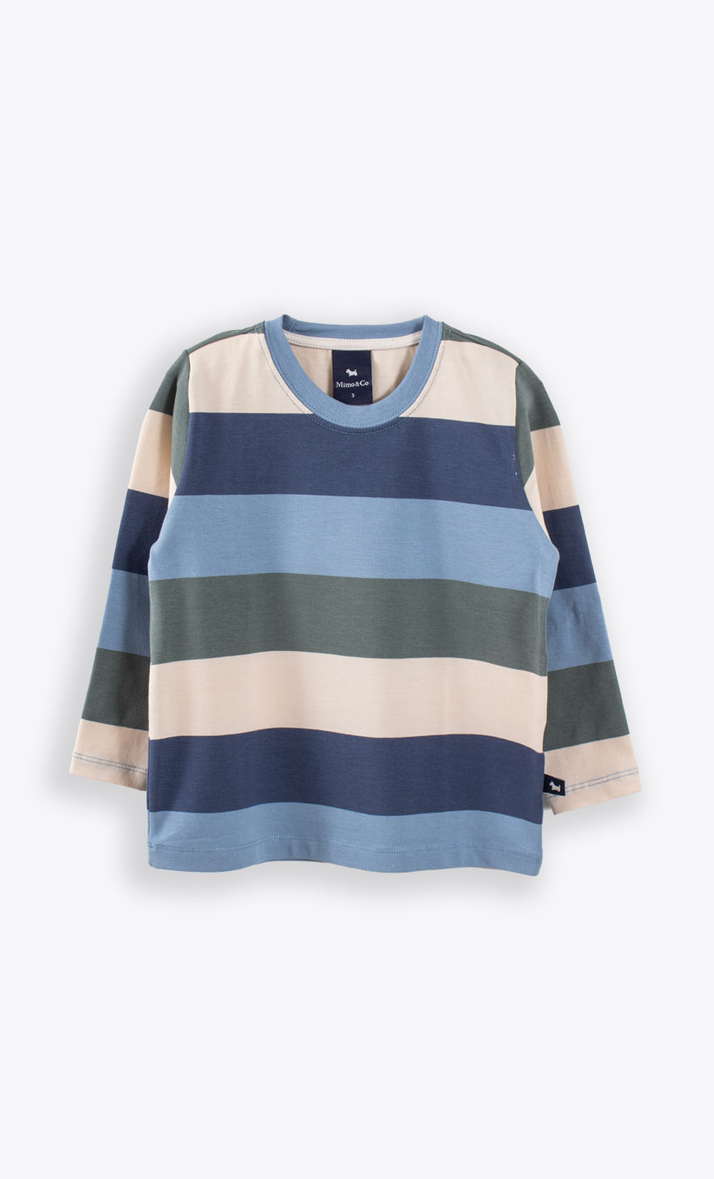 Remera kid rayada mimo