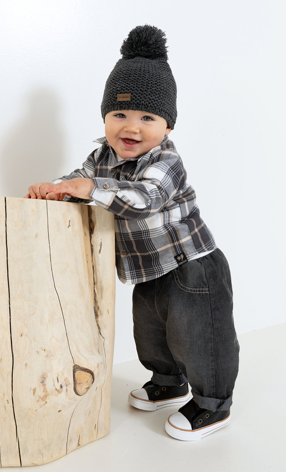 Camisa mini escocesa mimo