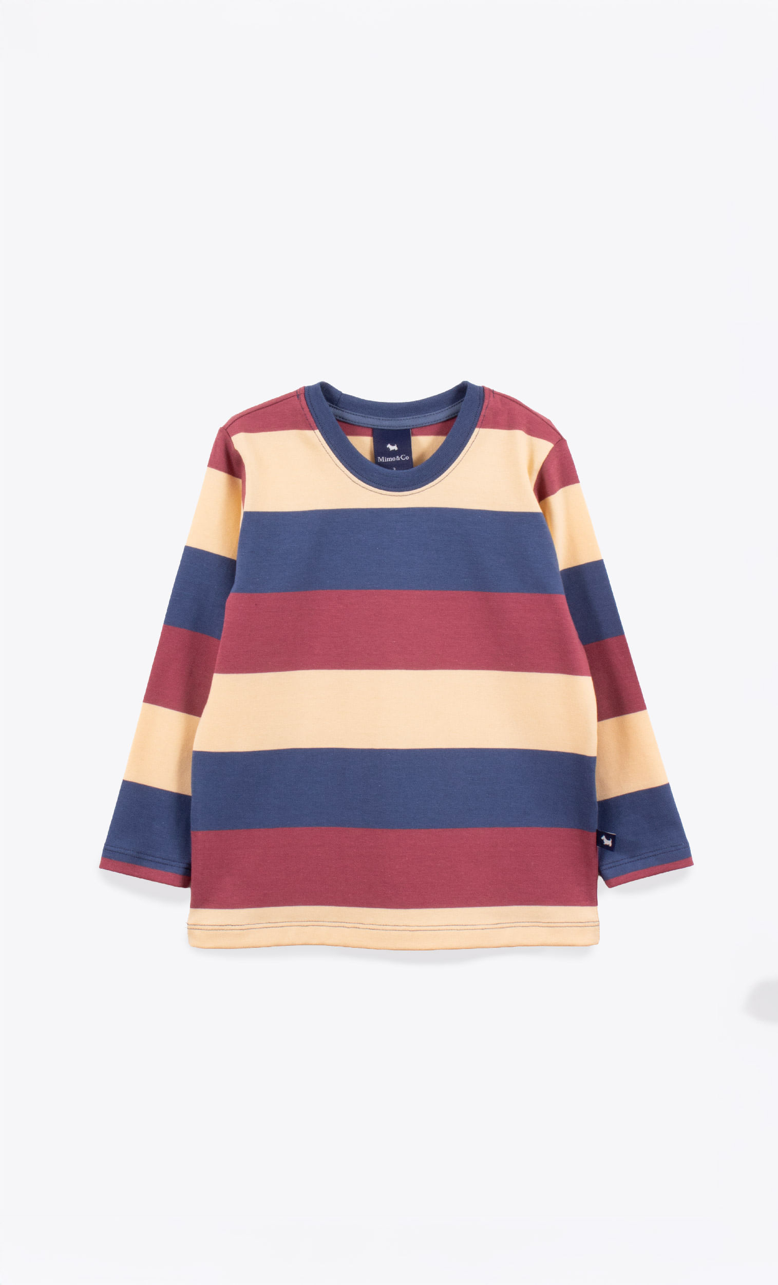 Remera kid rayada