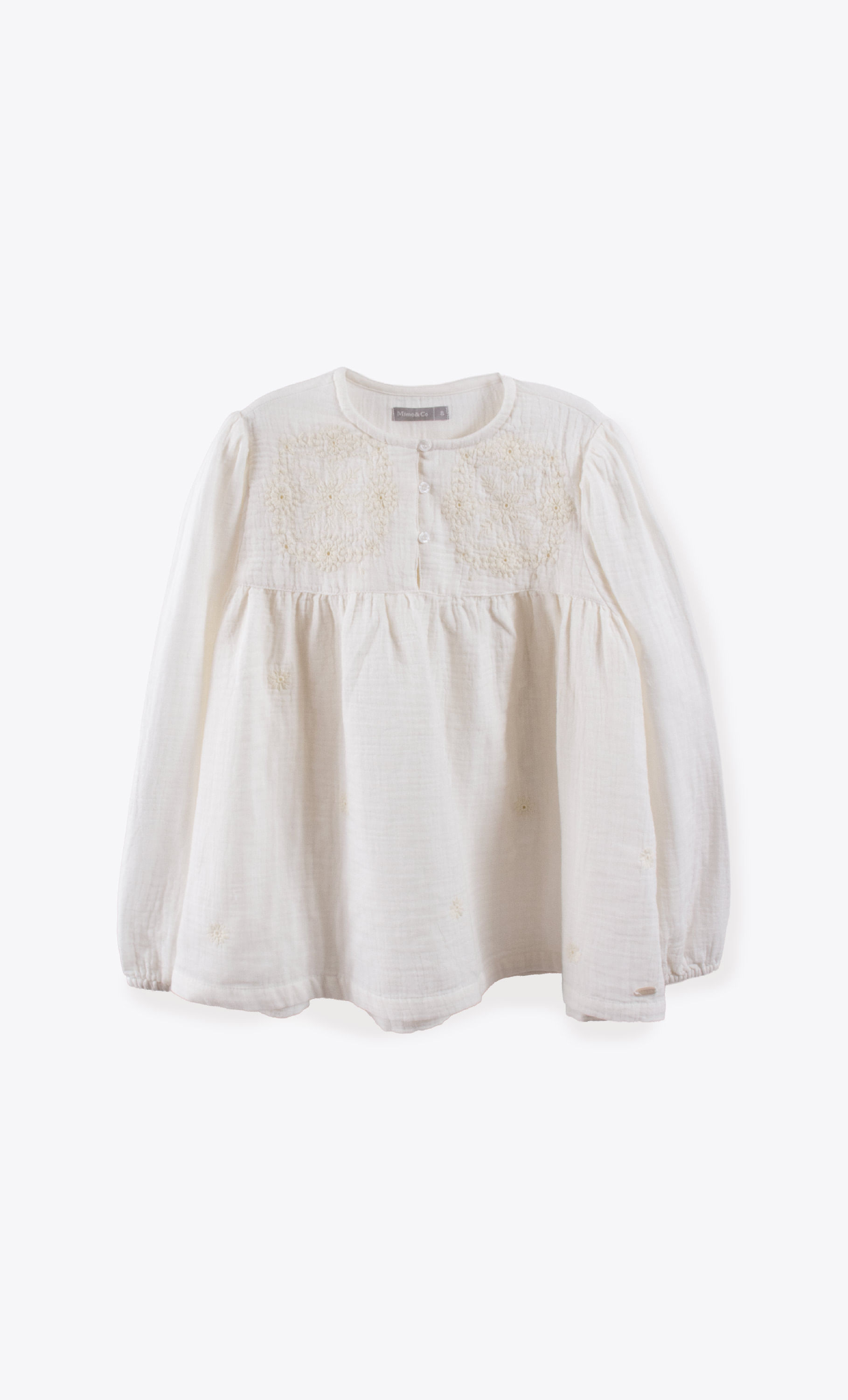 Camisola jr bordada mimo