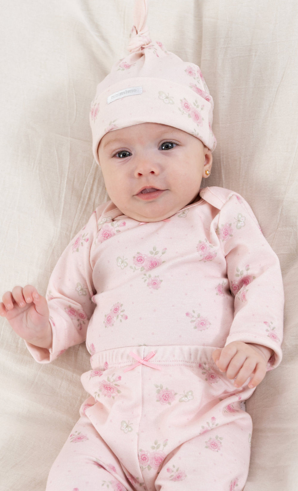 Body estampado mini rose Mimo