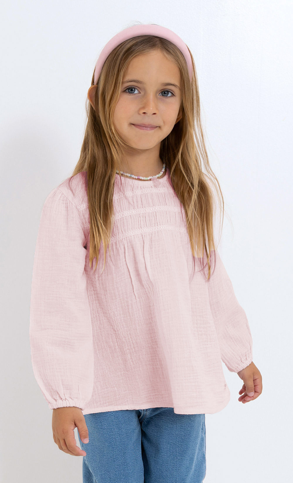 Camisa kid bordada Mimo